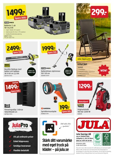 Jula reklamblad i vecka 26 sida 8