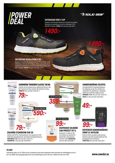 Swedol reklamblad i vecka 27 sida 15