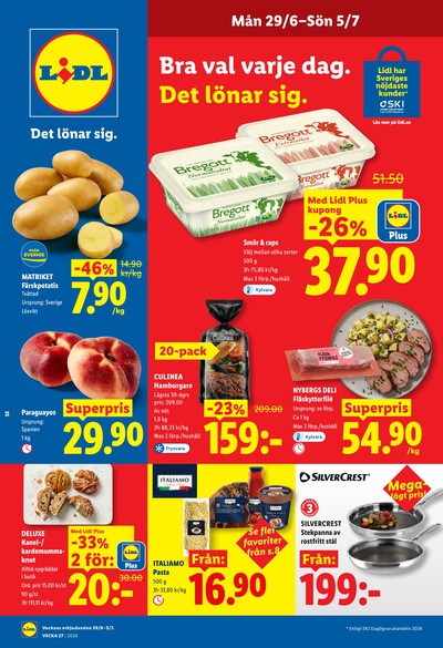 Lidl reklamblad i vecka 27 sida 1