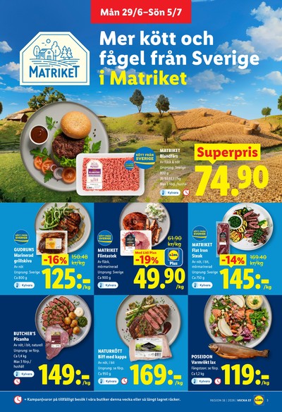 Lidl reklamblad i vecka 27 sida 3