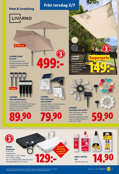 Lidl reklamblad i vecka 27 sida 22