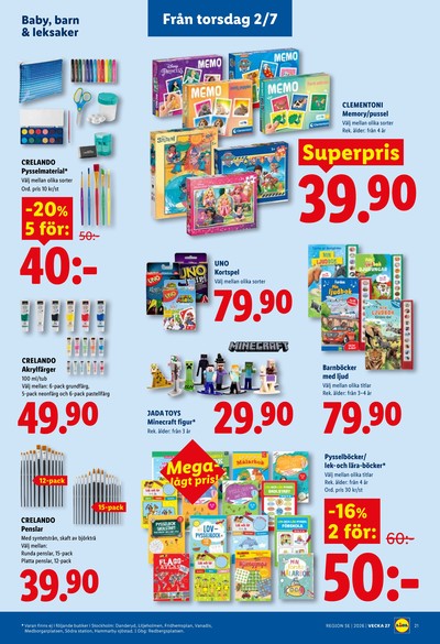 Lidl reklamblad i vecka 27 sida 24