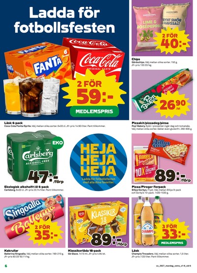 Coop reklamblad i vecka 27 sida 6
