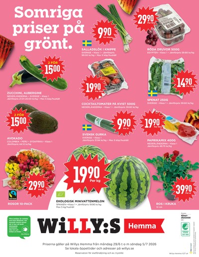 WILLY:S hemma reklamblad i vecka 27 sida 4