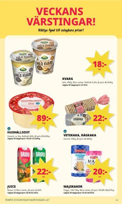 Tempo reklamblad i vecka 27 sida 4