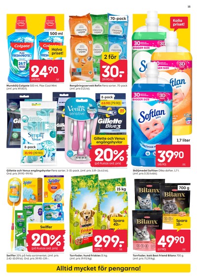 Rusta reklamblad i vecka 27 sida 15