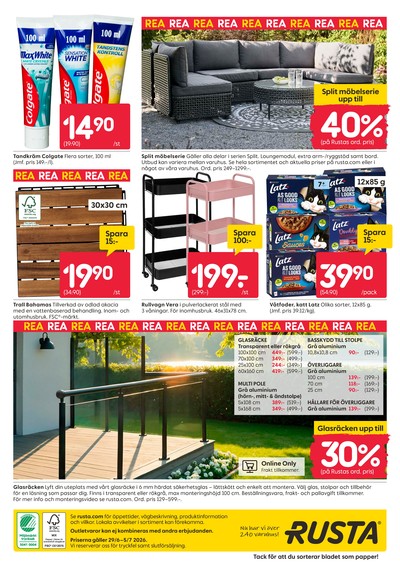 Rusta reklamblad i vecka 27 sida 16