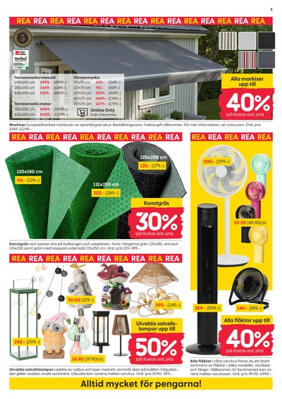 Rusta reklamblad i vecka 27 sida 5