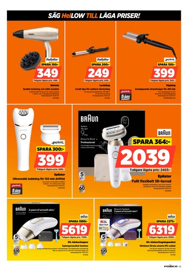 Power reklamblad i vecka 27 sida 43