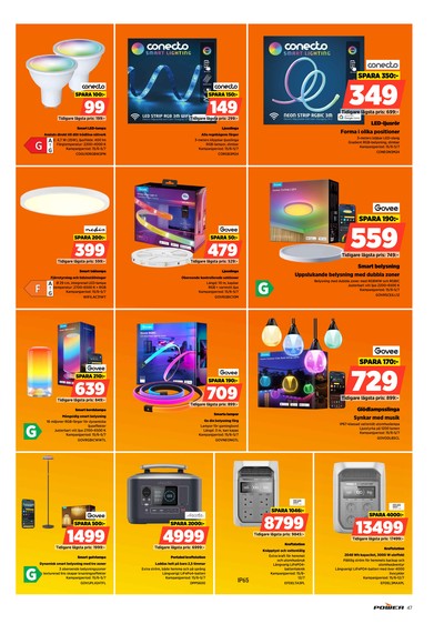 Power reklamblad i vecka 27 sida 47