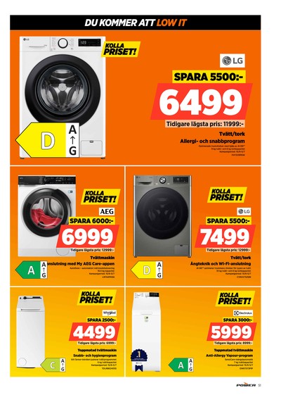 Power reklamblad i vecka 27 sida 51