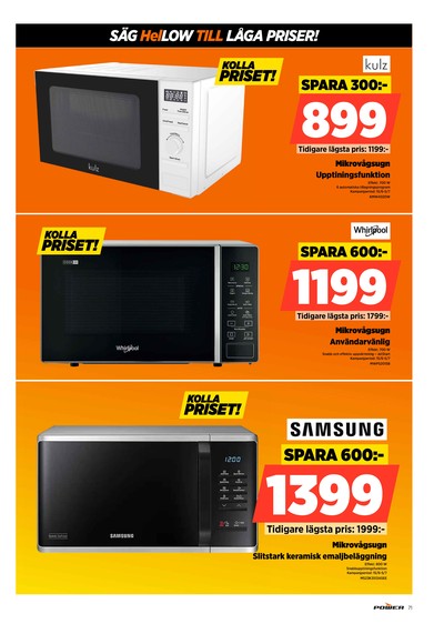 Power reklamblad i vecka 27 sida 71