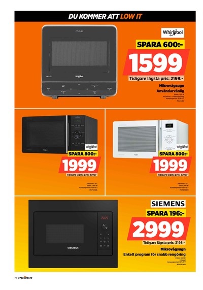Power reklamblad i vecka 27 sida 72