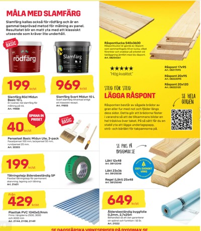 ByggMax reklamblad i vecka 27 sida 7
