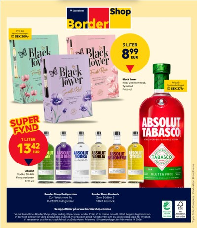 Scandlines Border Shop reklamblad i vecka 28 sida 28