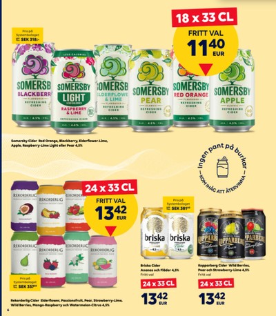 Scandlines Border Shop reklamblad i vecka 28 sida 6
