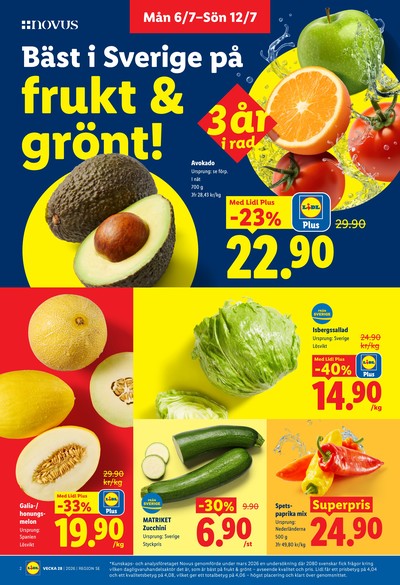 Lidl reklamblad i vecka 28 sida 2