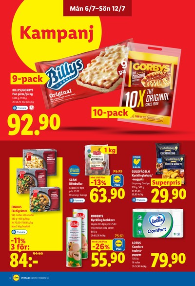Lidl reklamblad i vecka 28 sida 6