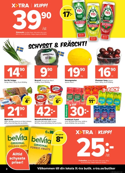 X:-tra reklamblad i vecka 28 sida 2