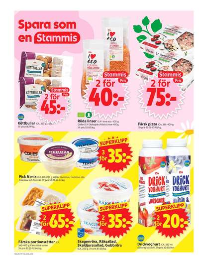 ICA Supermarket reklamblad i vecka 28 sida 2