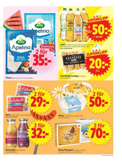 ICA Supermarket reklamblad i vecka 28 sida 3