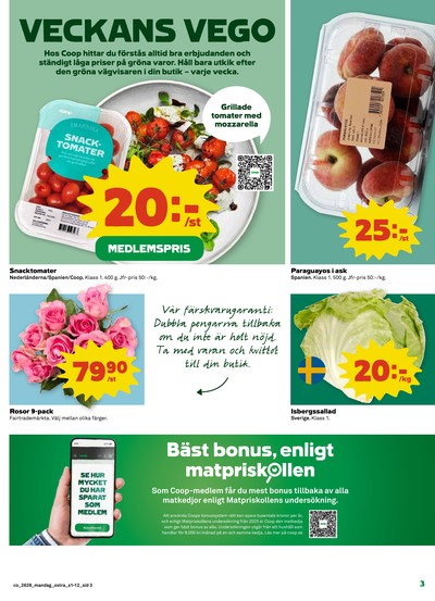 Coop reklamblad i vecka 28 sida 3