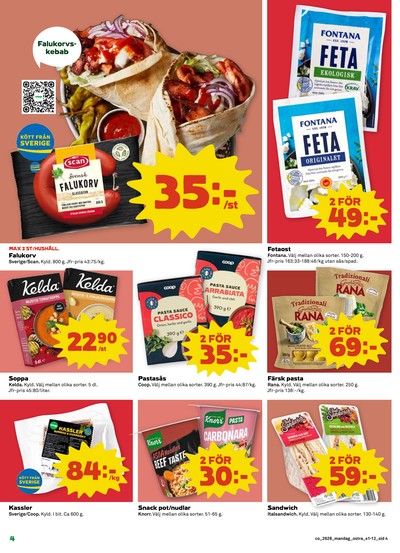 Coop reklamblad i vecka 28 sida 4