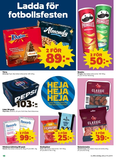 Coop reklamblad i vecka 28 sida 10