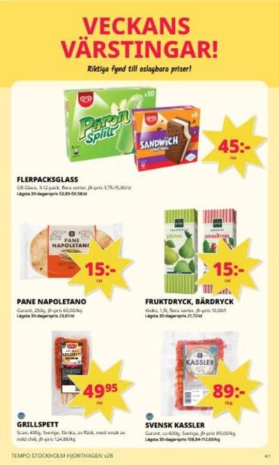 Tempo reklamblad i vecka 28 sida 4