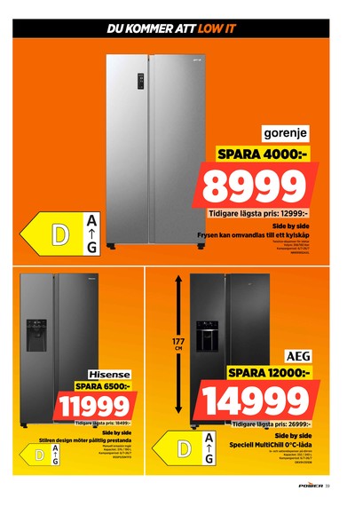 Power reklamblad i vecka 28 sida 39