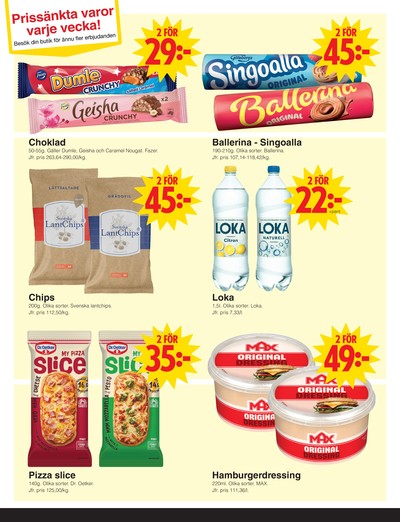 Matöppet reklamblad i vecka 28 sida 3