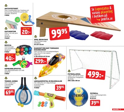 Jem & Fix reklamblad i vecka 28 sida 15
