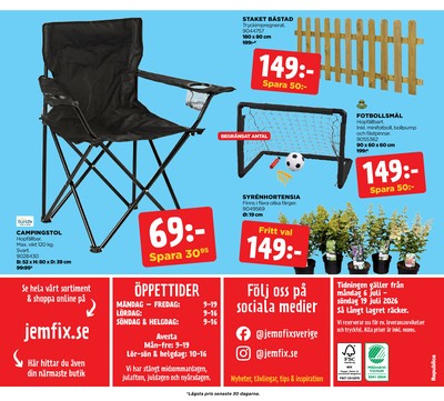 Jem & Fix reklamblad i vecka 28 sida 20