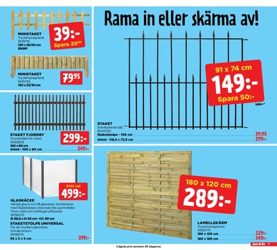 Jem & Fix reklamblad i vecka 28 sida 7