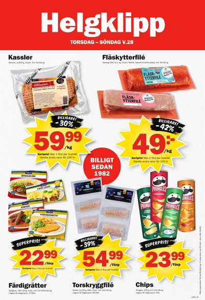 Pekås reklamblad i vecka 28 sida 8