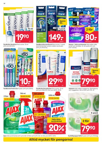 Rusta reklamblad i vecka 28 sida 14