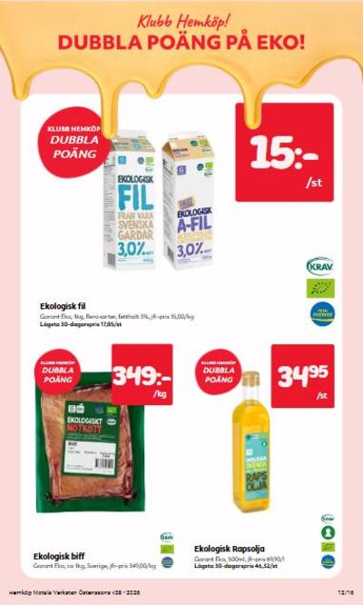 Hemköp reklamblad i vecka 28 sida 12