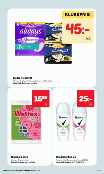 Östenssons reklamblad i vecka 28 sida 14