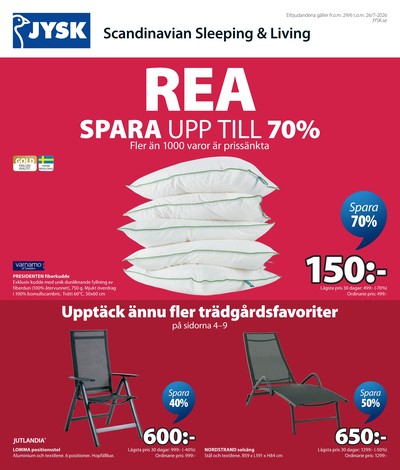 Jysk reklamblad i vecka 29 sida 2