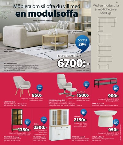 Jysk reklamblad i vecka 29 sida 22
