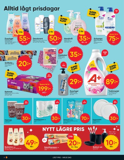 Dollarstore reklamblad i vecka 29 sida 2