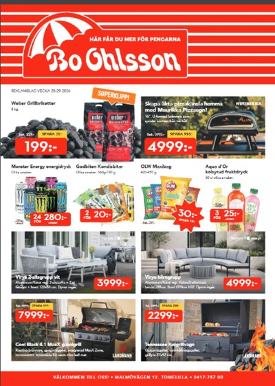 Bo Ohlsson reklamblad i vecka 29 sida 1