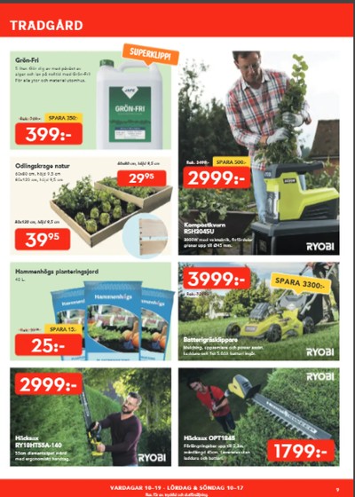 Bo Ohlsson reklamblad i vecka 29 sida 9