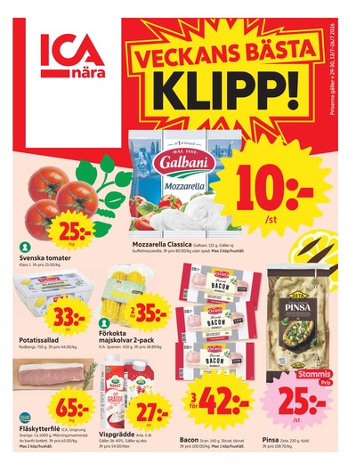 ICA Nära reklamblad i vecka 29 sida 1