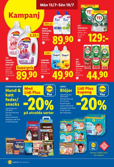 Lidl reklamblad i vecka 29 sida 12