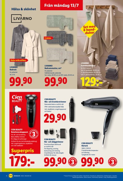 Lidl reklamblad i vecka 29 sida 19
