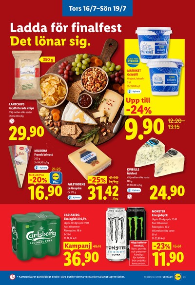 Lidl reklamblad i vecka 29 sida 28