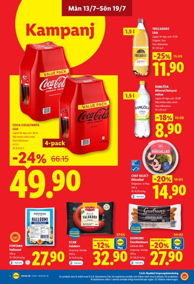 Lidl reklamblad i vecka 29 sida 6