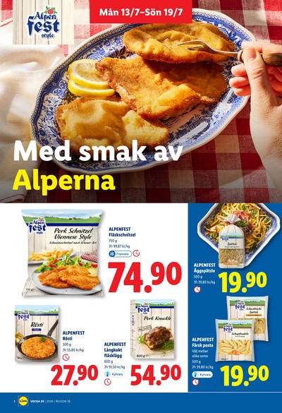 Lidl reklamblad i vecka 29 sida 8