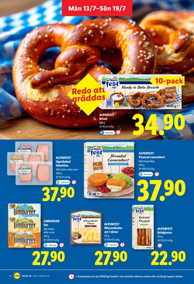 Lidl reklamblad i vecka 29 sida 10